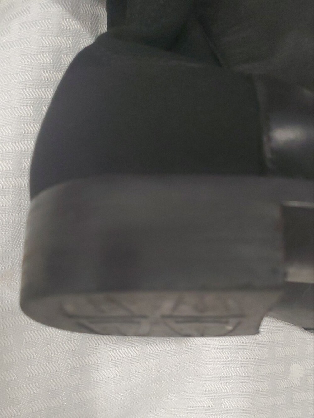 Stuart Weitzman Black Over-the-Knee Leather Stretch Riding Boots Size 10 - Picture 12 of 15